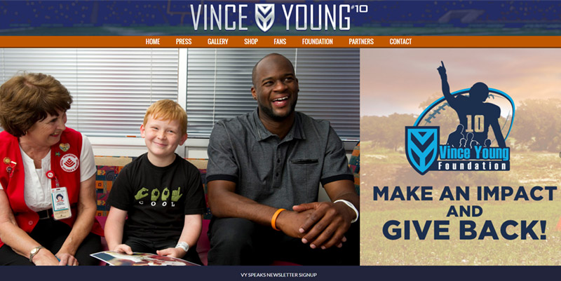 Vince Young Official Website